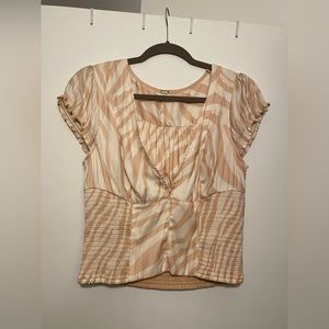 Free People silky crop top